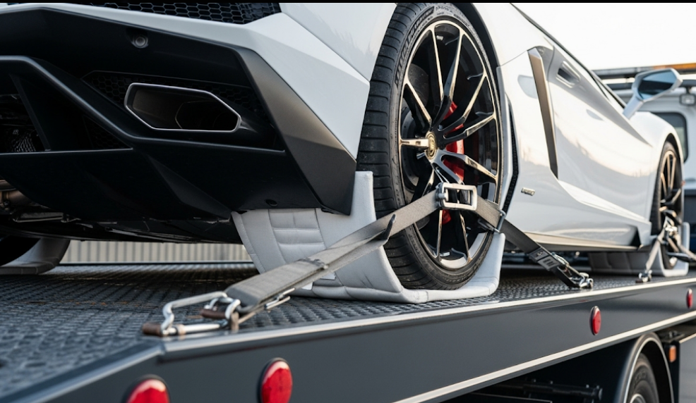 Flatbed towing protects low-clearance luxury vehicles from damage